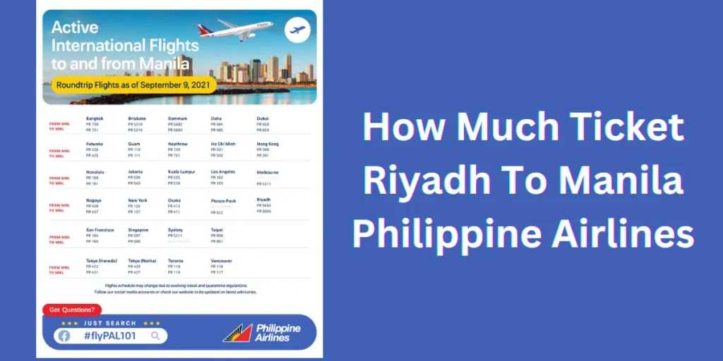how much ticket riyadh to manila philippine airlines